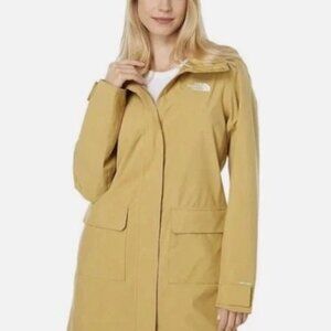 NWT North Face Women's Plus City Breeze Rain Parka in Antelope Tan